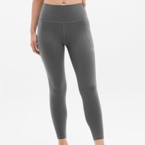 NWT Athleta Salutation Stash Shadow Gray High-Rise 7/8 Tight Leggings M $109